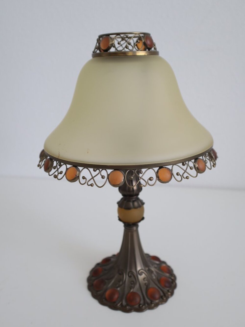 PartyLite Paris Retro Collection Bronze Tealight Lamp Candle Holder